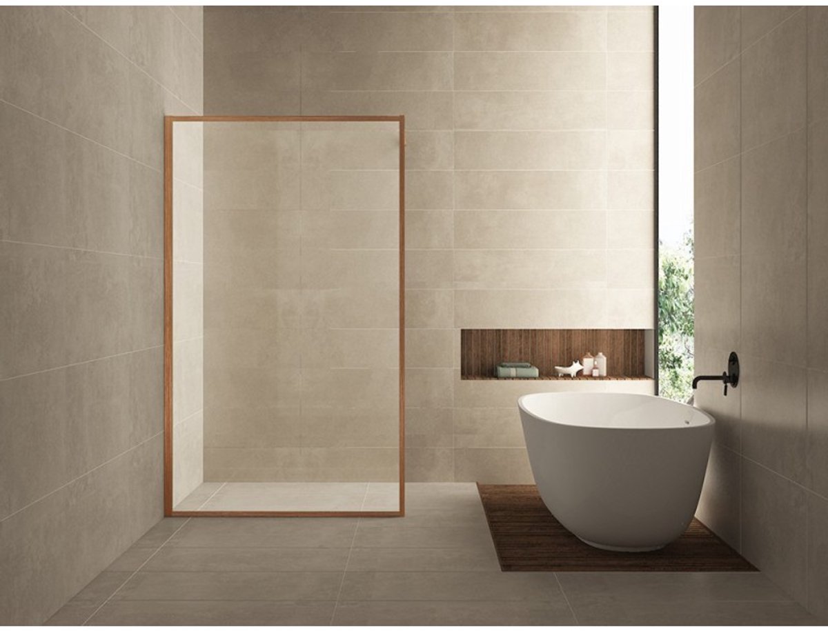 H&F Inloopdouche 140x200 cm – 8 mm Nano Helderglas – Geborsteld Koper – Square Douchewand