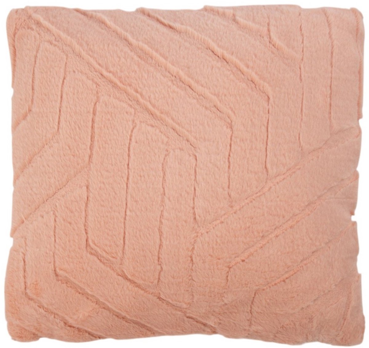 Linen & More Kussen Abstracte Lijnen Roze 45x45cm
