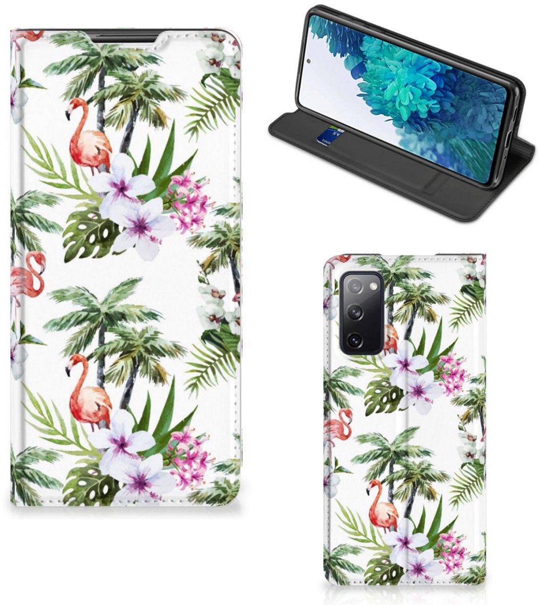 Samsung Galaxy S20 FE Hoesje maken Flamingo Palms