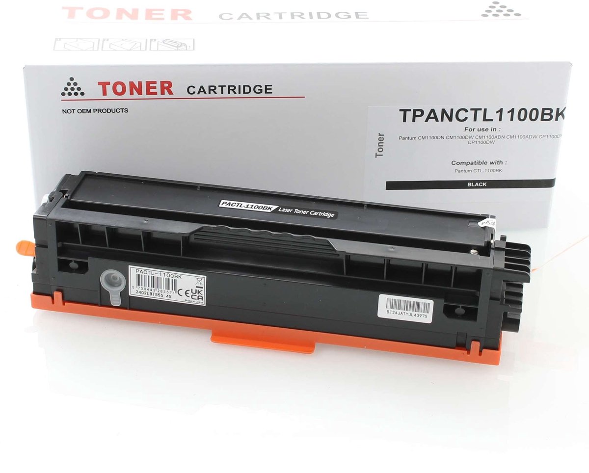 Oki - Tonercartridge - TPANCTL1100XBK - Zwart - Huismerk