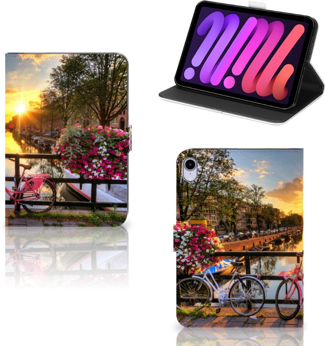 iPad Mini 6 (2021) Tablet Flip Case Amsterdamse Grachten