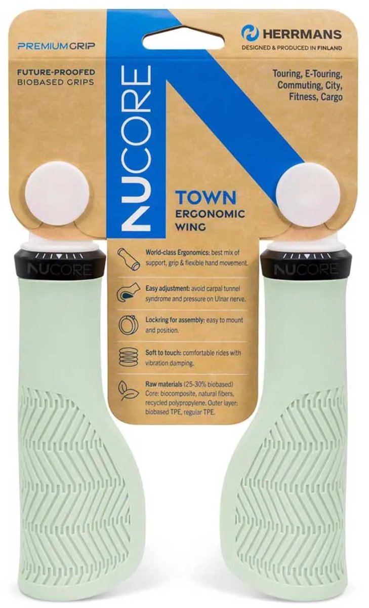 Herrmans Nucore Town Wave 22 Mm Dd48 Bl+br Handvatten Blauw 130 mm