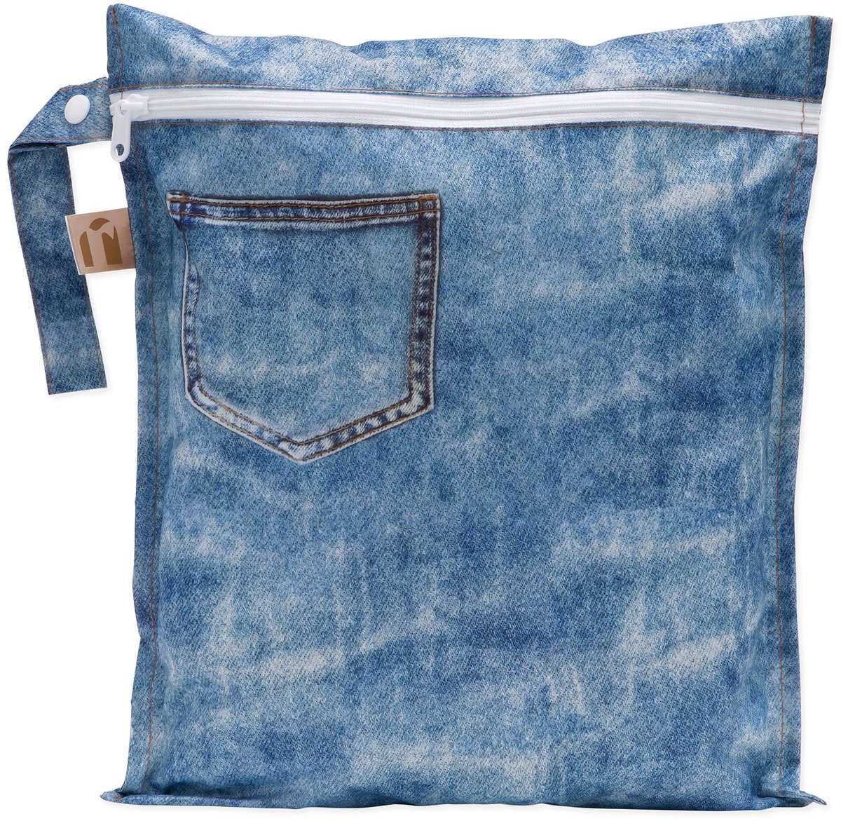 Roamio - Wet Bag | Waterdichte Luierzak & Waszak - Wetbag voor Natte Kleding - Vintage Denim