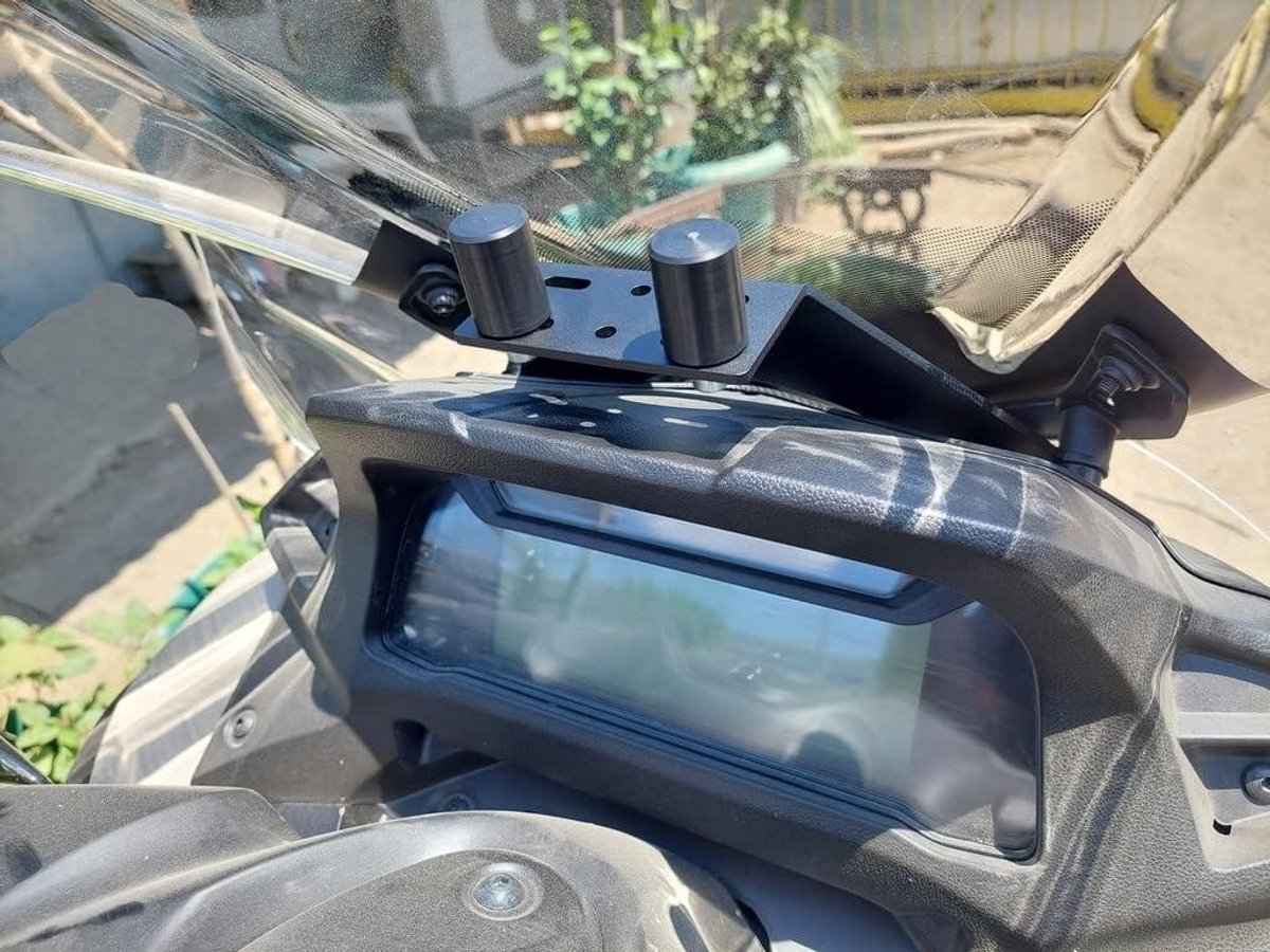 GPS Beugel - Smartphone Houder - Motor Navigatie - Eenvoudige Montage - 22mm Diameter - Zwart