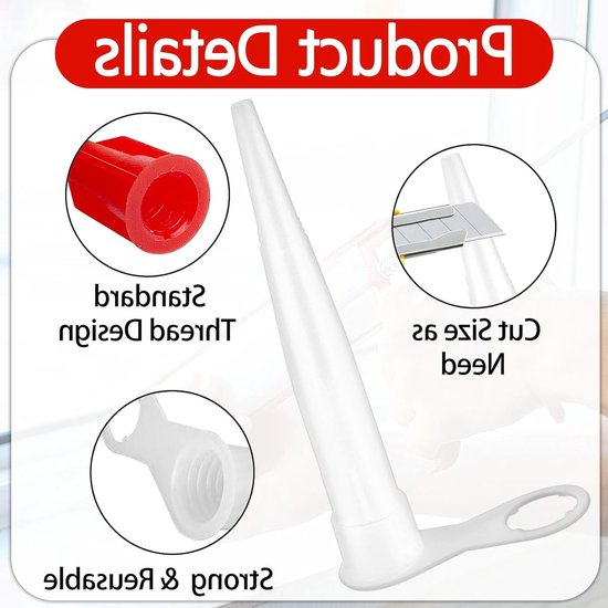 Transparante afdichtdoppen voor keuken, 40 stuks, silicone afdichtnozzles, vervangingsset voor diverse toepassingen van Merkloos — afbeelding 2