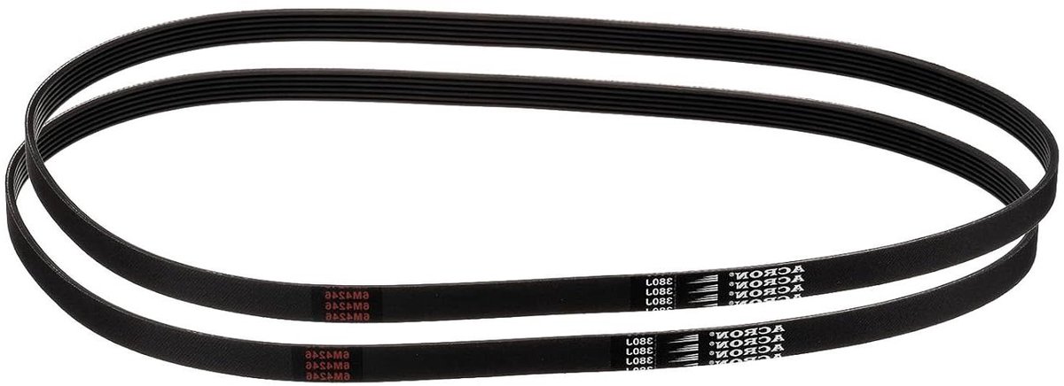Poly V-riem - Micro-V-riem - Krachtoverbrenging - EPDM-rubber materiaal - 38 inch lengte -