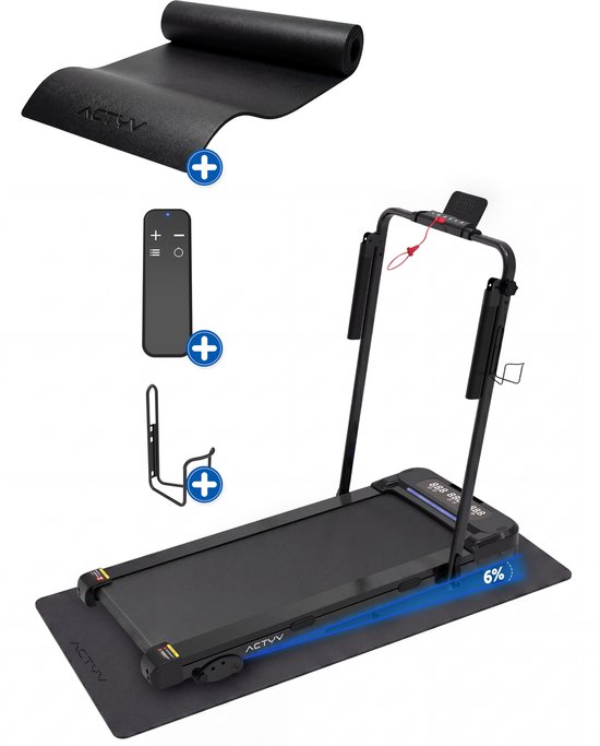 ACTYV Loopband Inklapbaar 1-12km/u met 6% Hellingsfunctie - ACTYV - €299,95