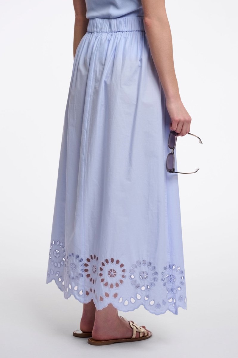Rino & Pelle Rokken - Asse midi skirt - Lichtblauw