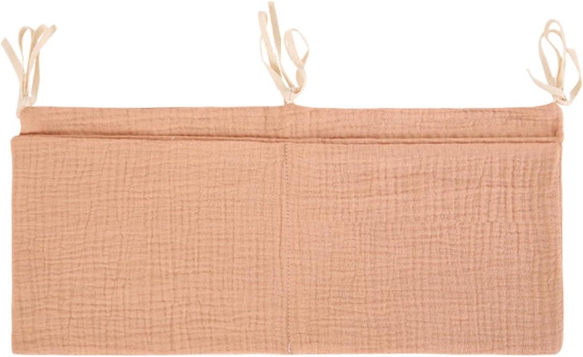 Wieg Organizer - Opbergtas Baby - Babykamer Opbergen - Veelzijdige Bevestiging - 38 x 18 cm - Meerkleurig