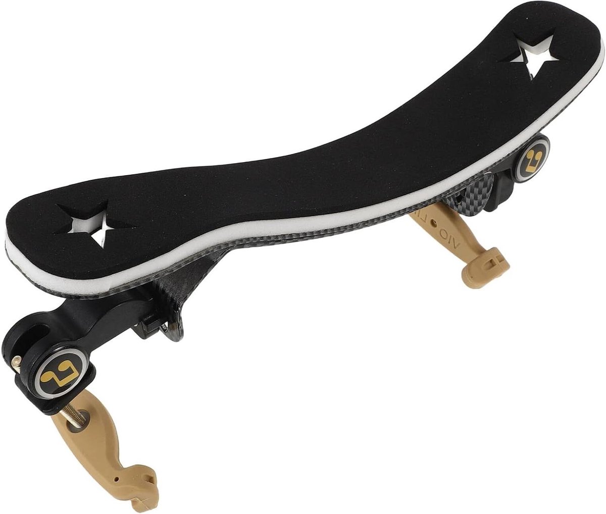 Viool Schoudersteun - Viool Accessoire - Comfortabel Spelen - Verstelbaar Ergonomisch - 3/4 tot 4/4 - Zwart