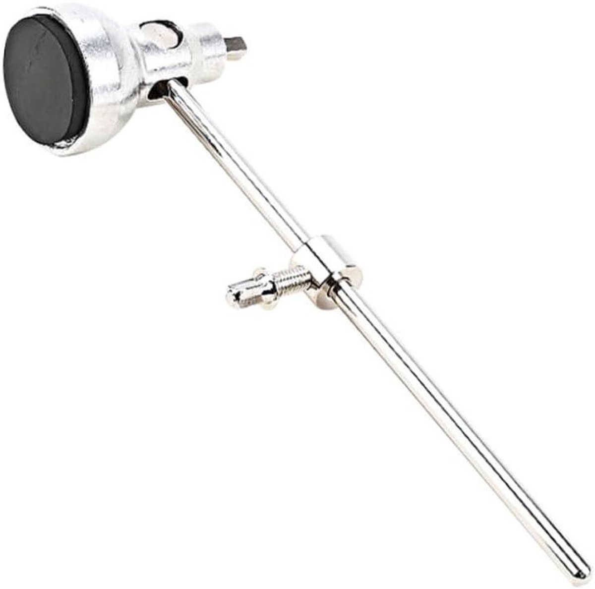 Drumpedaal Hamer - Percussie Accessoire - Muziek Maken - Verstelbaar Ontwerp - 20x6.6CM - Zilver