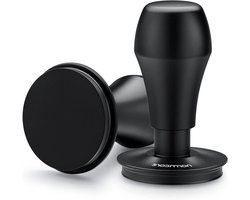 Espresso Koffietamper 58mm met Veermechanisme en Titanium Coating - Vervangbare Springs voor Perfecte Druk en Smaak