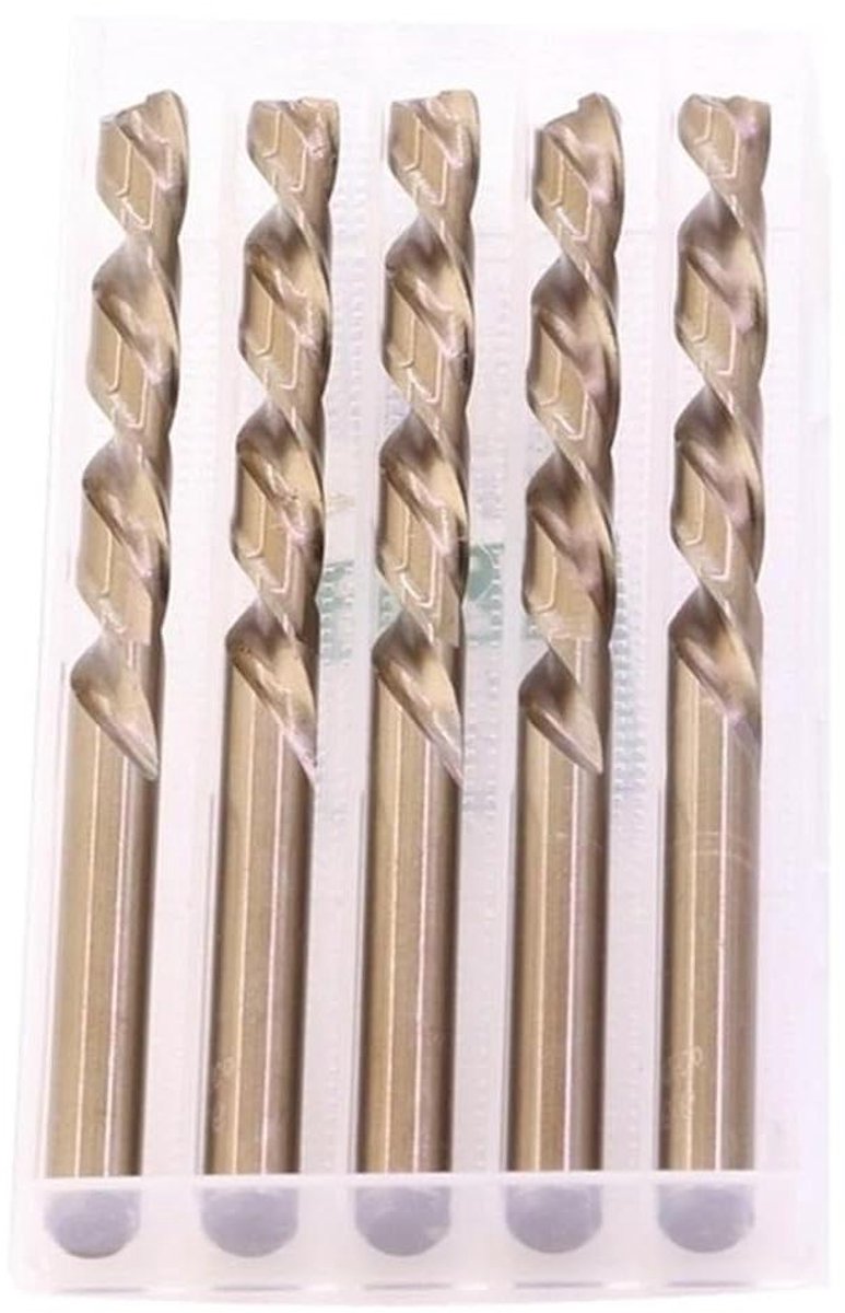 Borenset Kobalt - Metaalboren HSS - Metaal Bewerken - Hogesnelheidsstaal M35 - 1.0-13.0 MM - Zilverkleurig