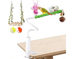 Vogel Zitstok - Training Paal - Vogel Training - Flexibele Structuur - 70 cm - Uniek