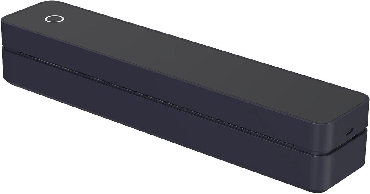 Draagbare Printer - A4 Printer - Mobiel Printwerk - App Ondersteuning - 210mm Papierbreedte - Zwart