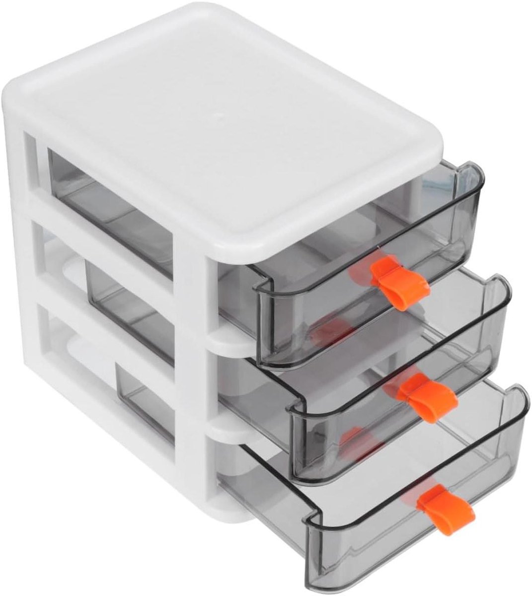 Opbergdoos Bureau - Organizer Lades - Spullen Ordenen - Meerlaags Ontwerp - 350 Gram - Wit