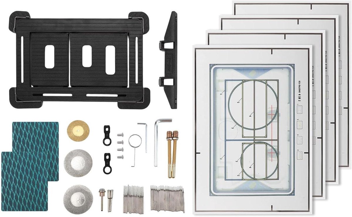 Drukplaat Toilet - Bedieningsplaat - Badkamer Renovatie - Onzichtbare Inbouw - 20 x 5 x 20 cm - Zwart