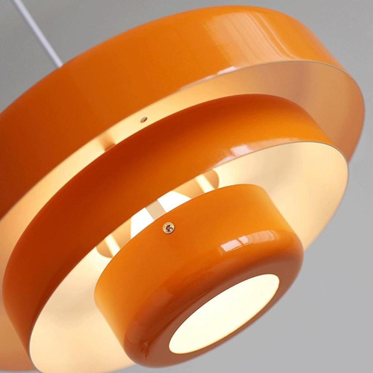 Hanglamp - Plafondlamp Kroonluchter - Balkon Decoratie - Verstelbare Lengte - 35 cm Diameter - Wit