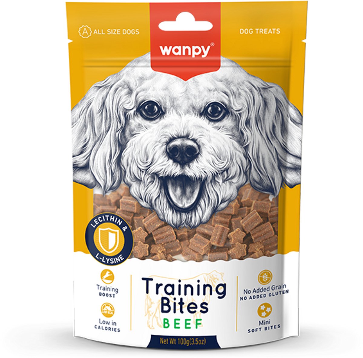 Wanpy - Training Bites - Rund - hondensnack
