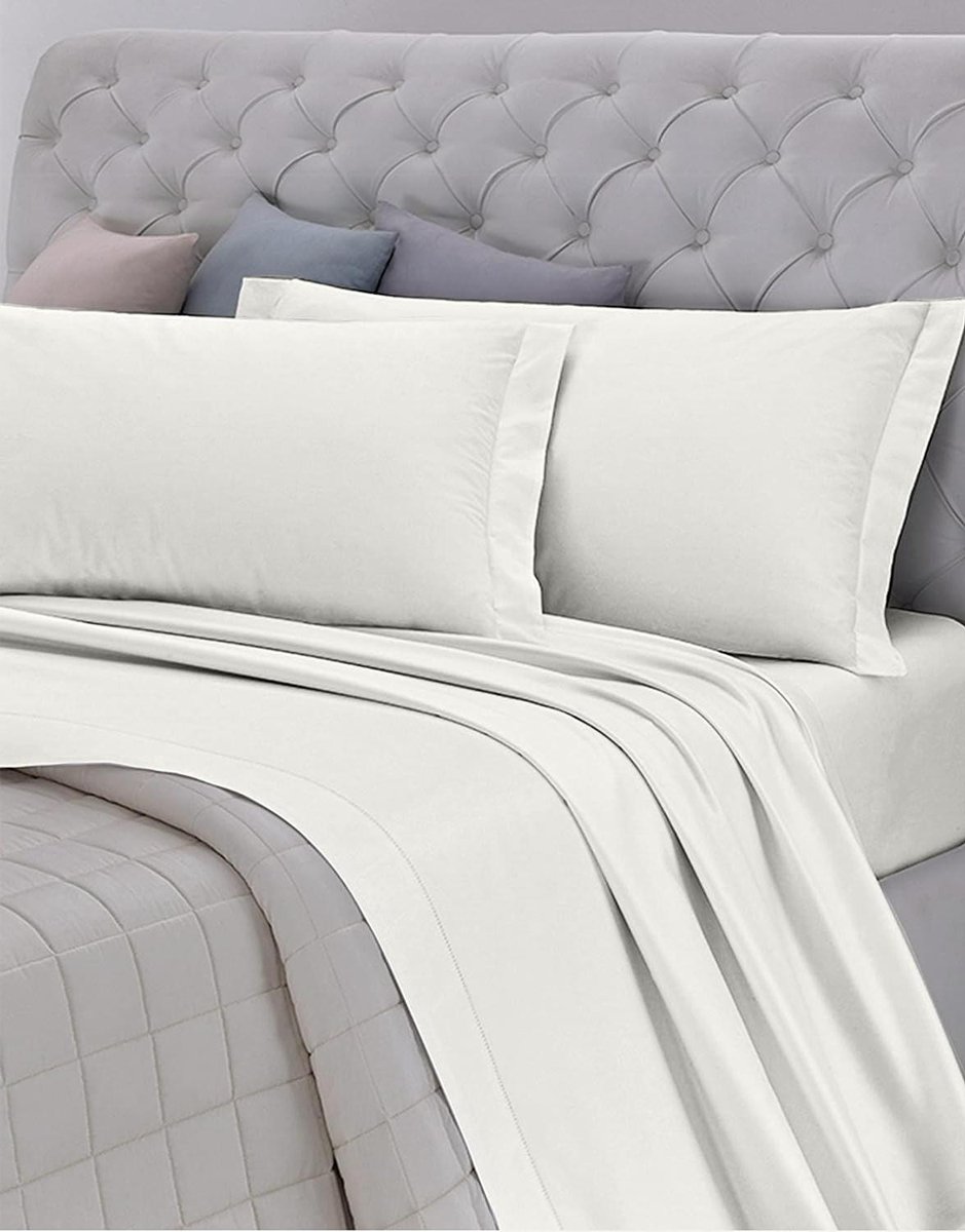 Beddengoedset Katoen - Laken Set - Warm Slapen - Anti-pilling Behandeling - Super Queen - 