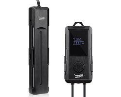 Submersibele Aquarium Verwarmer 500 W met Digitale Display en Thermostaat voor 500-1000 L Aquaria, Automatische Uitschakeling en Veiligheid