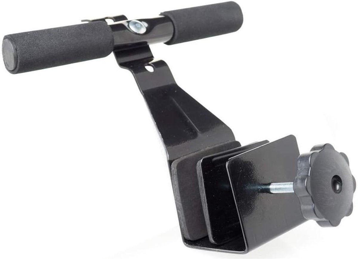 Deur Optrekstang - Sit-up Bar - Buikspieroefeningen Thuis - Verstelbare Pasvorm - 33 cm - Zwart