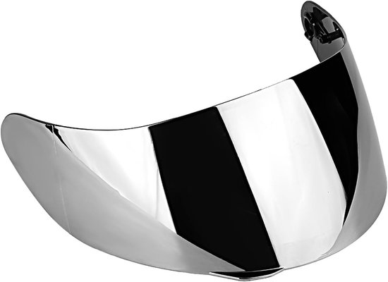Motorfietshelm Visor 10.2 Inch Zilver - Geschikt voor AGV K1 K3 SV K5 - Hoge Kwaliteit Windscreen Glas
