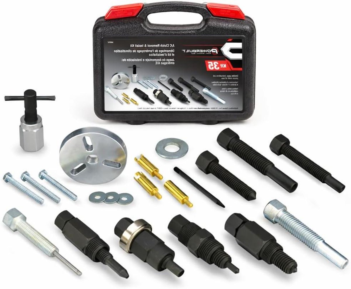 Koppelingsdemontage Set - Airco Koppeling Reparatie - Auto Onderhoud - Universele Toepassing - 4.99 Pounds - Zilver