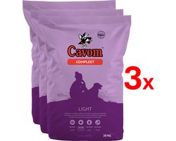 Cavom compleet Light - geperste brokken - 3x 20 kg