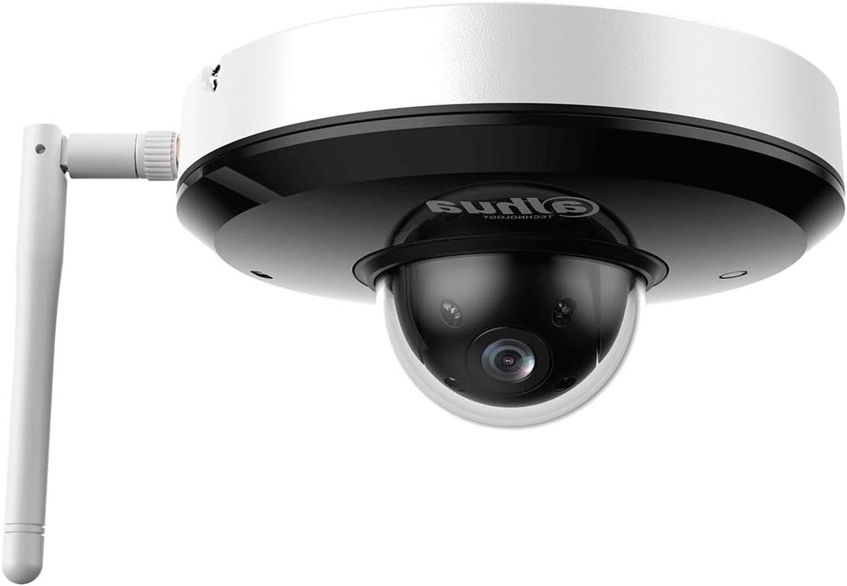 Beveiligingscamera Buiten - IP Camera Outdoor - Woning Beveiligen - Audio en Beweging - 10.2 cm - Wit
