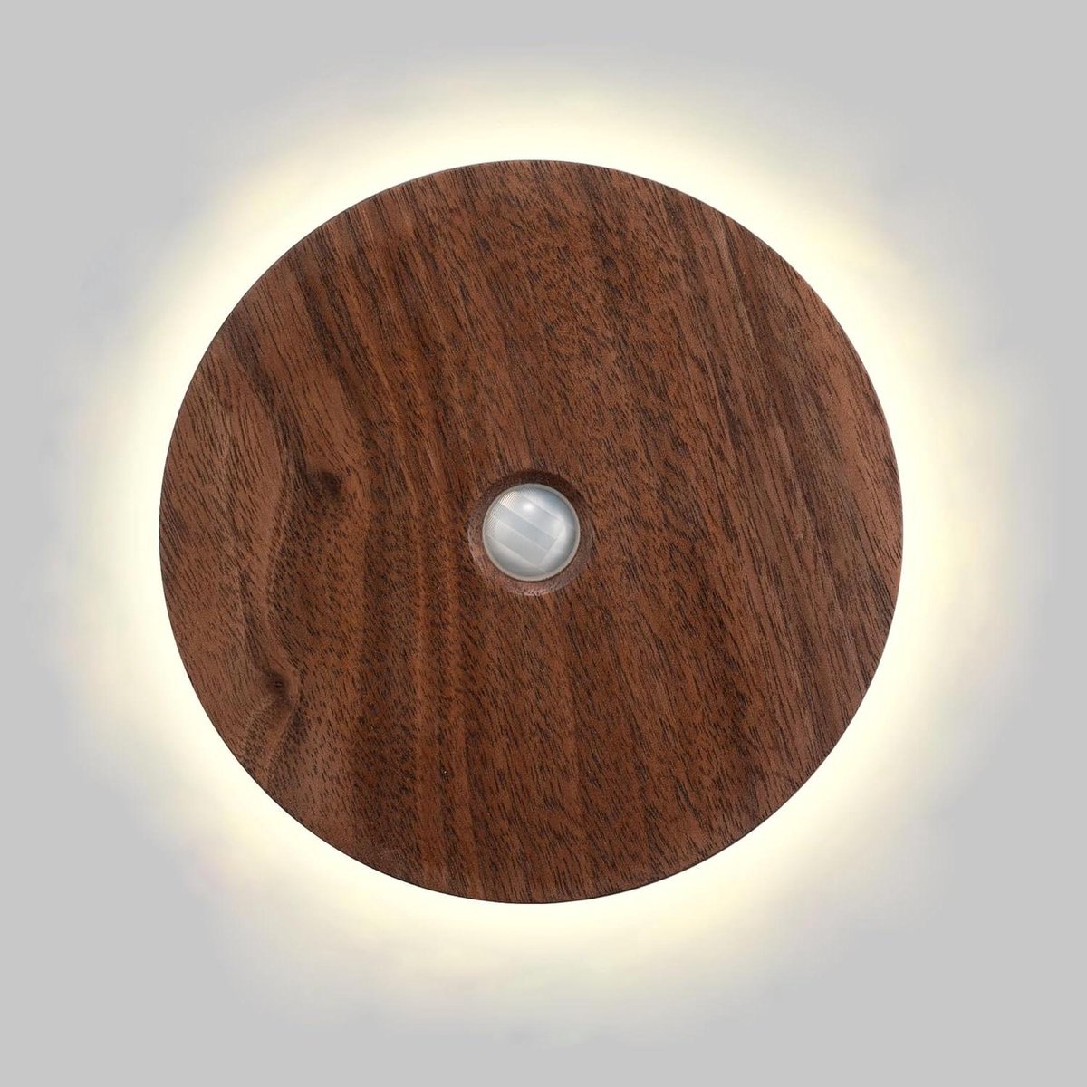 Draadloze Wandlamp - Nachtlamp Sensor - Bewegingsdetectie - Synchrone Verlichting - 108 x 25 mm - Hout