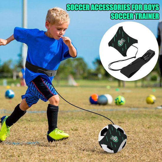 Voetbal Trainer - Kick Trainer - Balvaardigheid Verbeteren - Automatisch Rebound Systeem - 38x20x2 cm - Enkele Attribuut — afbeelding 5