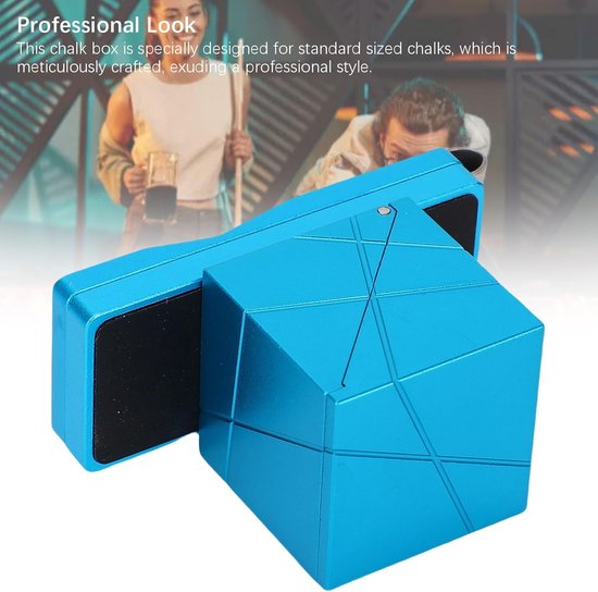 Krijthouder Poolkeu - Krijtbox Houder - Spel Verbeteren - Snelle Toegang Clip - Standaard Krijt - Blauw — afbeelding 5