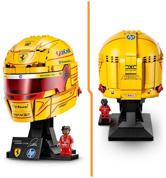 Casque LEGO Editions Scuderia Ferrari HP de Lewis Hamilton - 43022