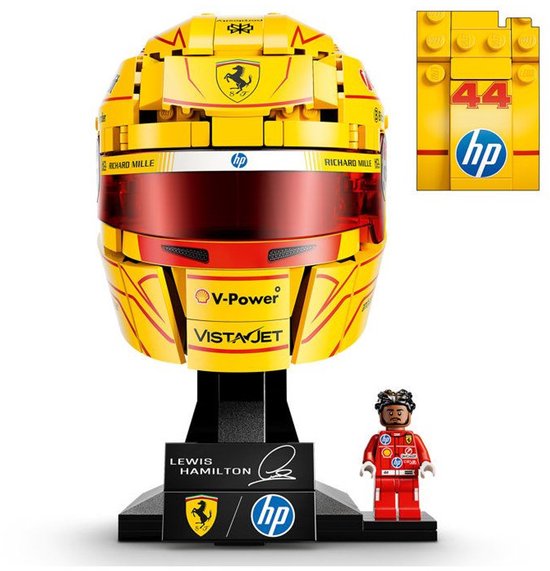 Casque LEGO Editions Scuderia Ferrari HP de Lewis Hamilton - 43022