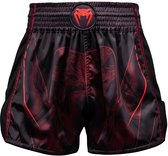 Venum Spectre Muay Thai Shorts Zwart/Rood – Premium Kickboks Shorts - L