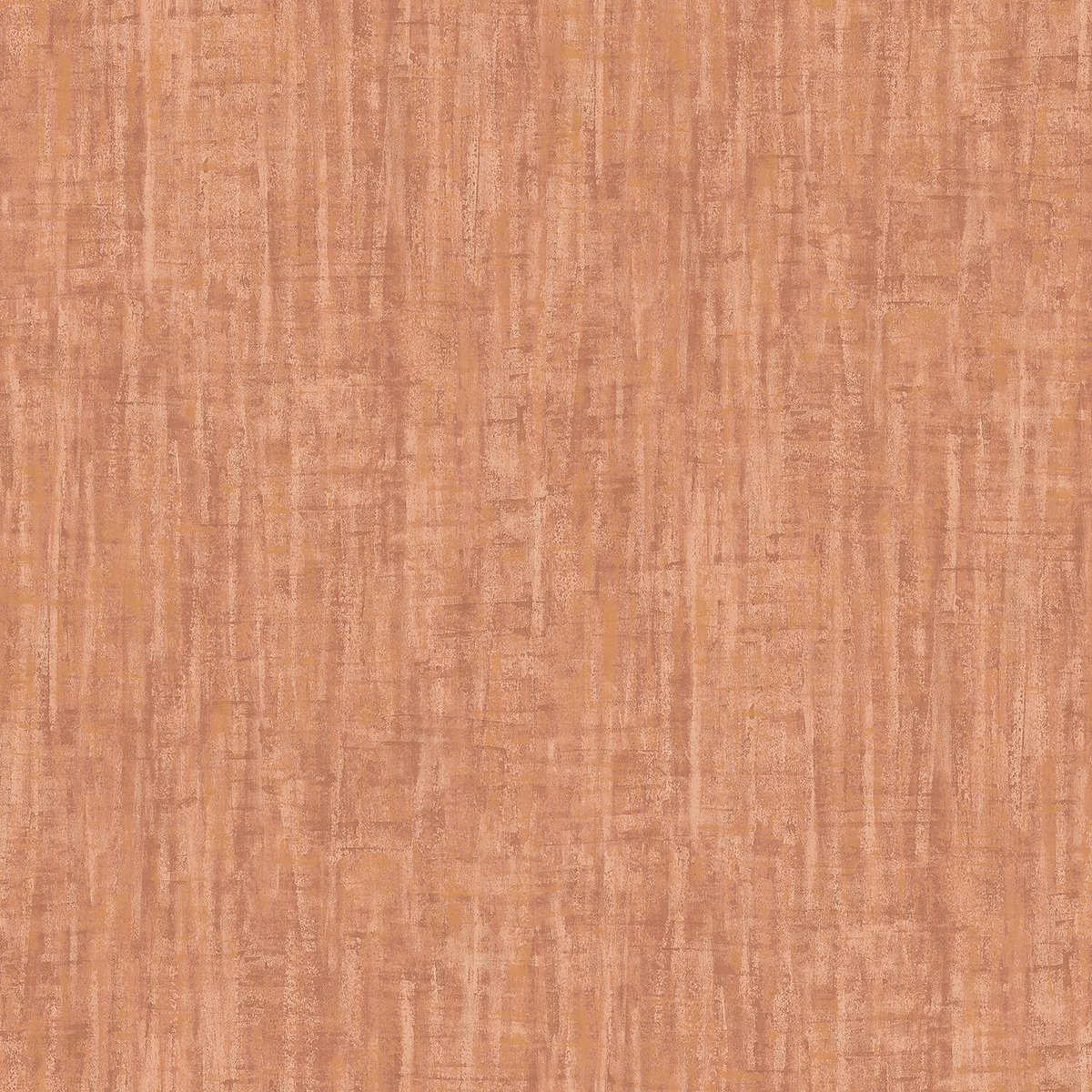 Structuur behang Profhome RE521026-DI vliesbehang hardvinyl warmdruk in reliëf gestructureerd uni en metalen accenten koperen parelmoer-goud terrabruin bruinrood 5,33 m2