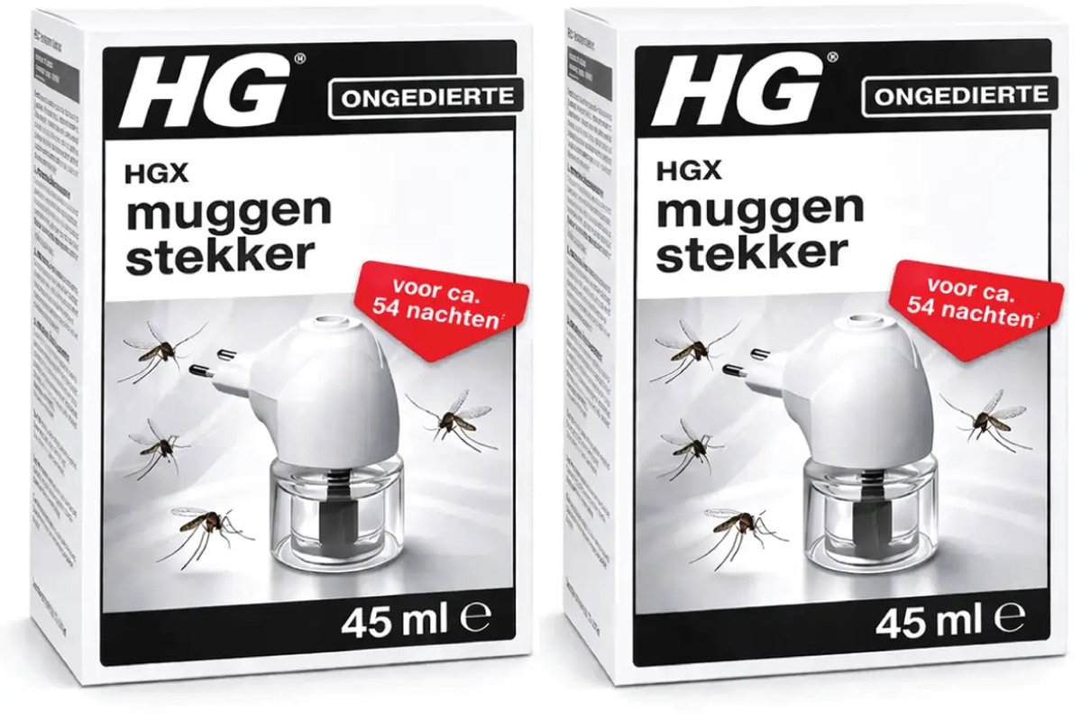 2 x HG X Muggenstekker - Muggenwering - Muggenplaag - Muggen Afweren - Muggenstop - Muggenwerende Stekker