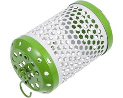 Reptielenlamp Beschermer - Warmtekooi Huisdieren - Veilige Warmte Creëren - Verstelbaar Flexibel Ontwerp - 12 cm Lengte - Groen