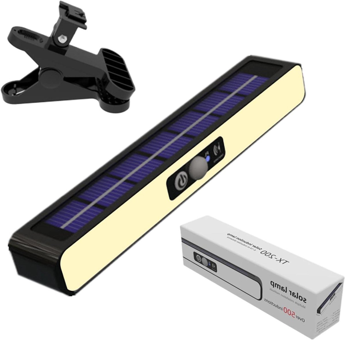 Zonne-sensorlamp - Buitenverlichting - Veiligheid Vergroten - Bewegingssensor - IP65 Waterdicht - Warm Licht