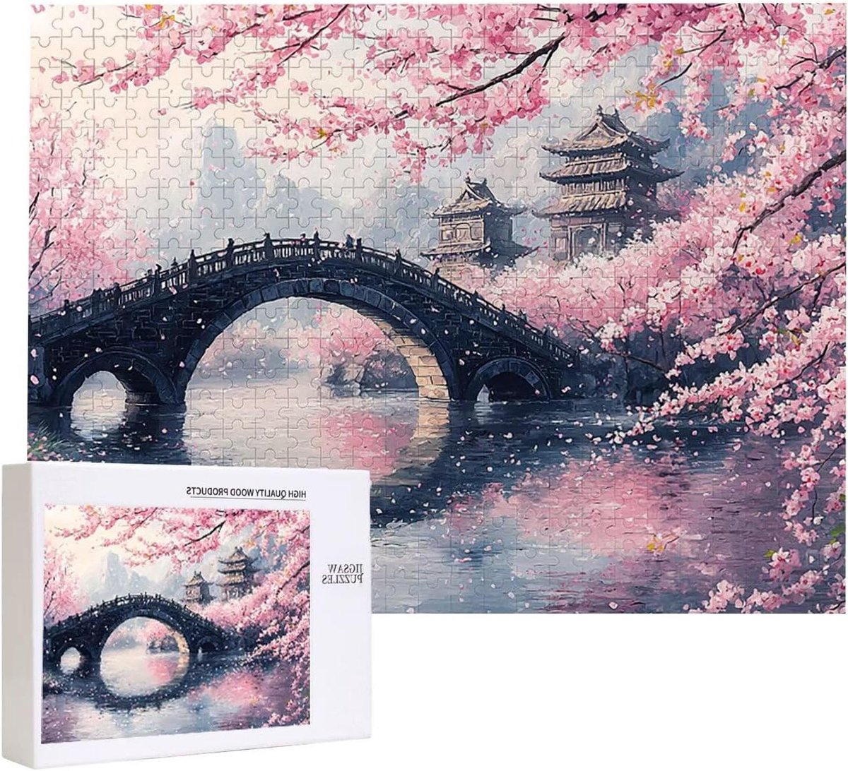 Puzzels voor volwassenen - Legpuzzels - Ontspannend tijdverdrijf - 5000 stukjes - 156 x 105 cm - Kersenbloesem