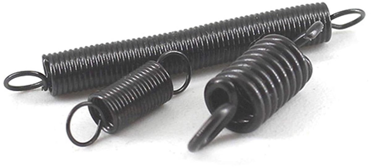Trekveren met haken - Verlengingsveren - Onderhoudsprojecten - Goede elasticiteit - 5 stuks - Metaal
