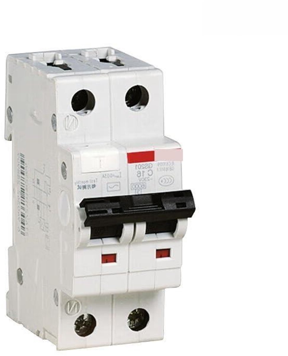 Aardlekbeveiliging - Stroomonderbreker - Elektrische veiligheid - 30 mA reststroom - 40 A - Grijs