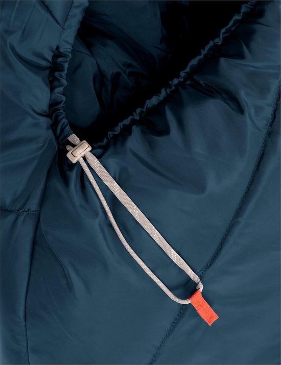 Mummie Slaapzak - Kunstvezel Slaapzak - Kamperen en Trekking - Gerecycled Polyester Materiaal - tot 205 cm - Blauw van Merkloos — afbeelding 3