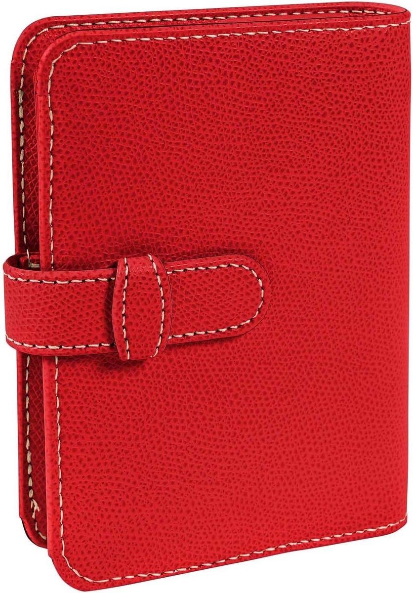 Agenda Timer - Planner Organizer - Planning Maken - Maandelijks Overzicht - 15 x 21 cm - Kersenrood