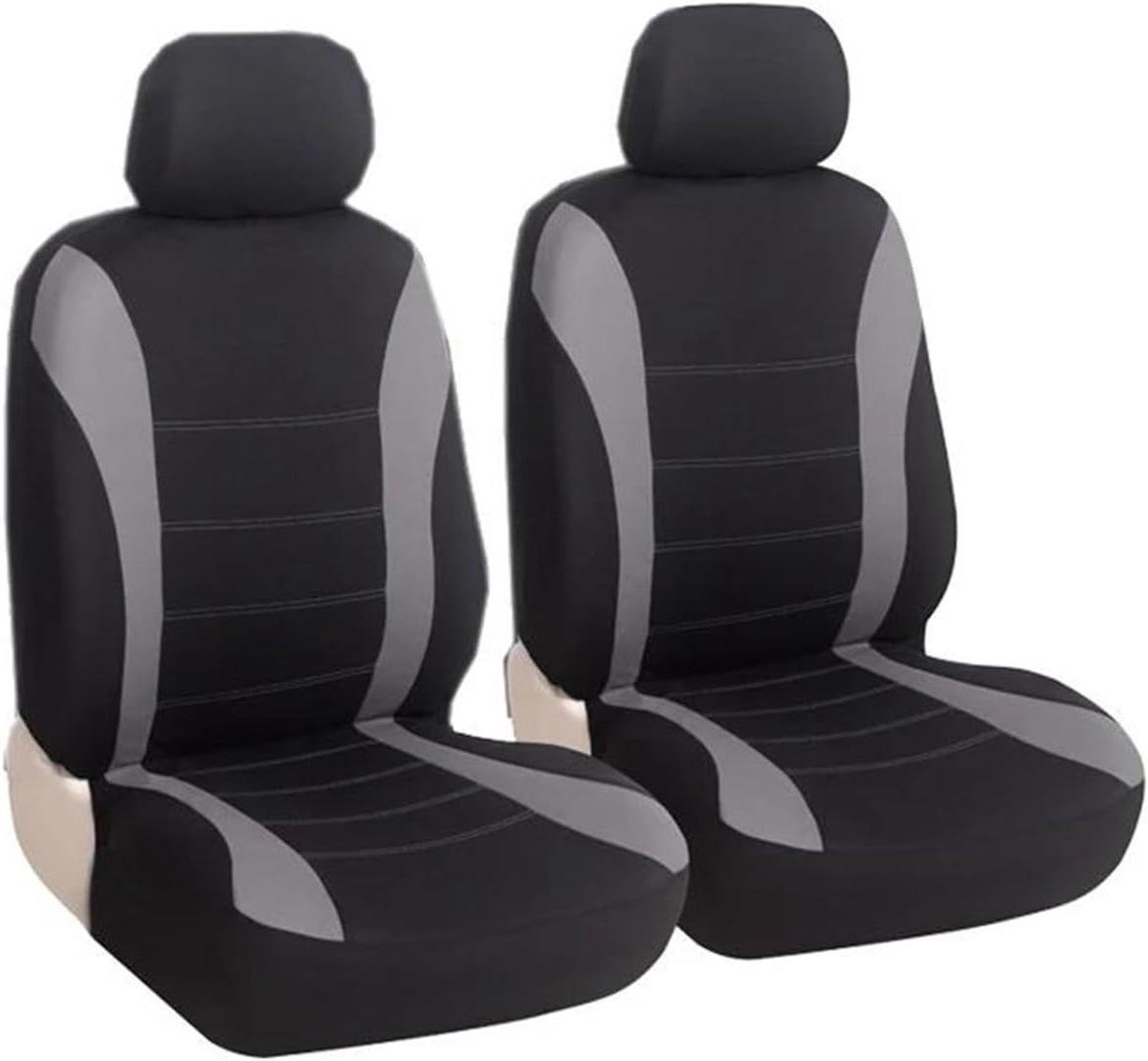 Autostoelbeschermers - Stoelkussen Set - Stoelen Beschermen - Eenvoudige Installatie - 2 stuks - Zwart