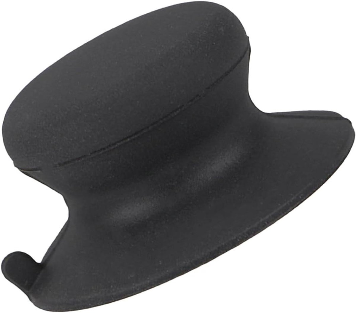 Dekselgreep Vervanging - Pannenkoek Handvat - Veilig Koken - Sterke Zuigkracht - 49 x 27 cm - Zwart