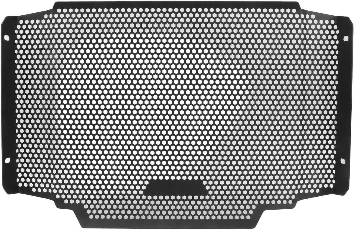 Motorfiets Radiator Grill - Radiateur Beschermer - Motor Beschermen - Roestvrij Staal - 42x29x4 cm - Zilver