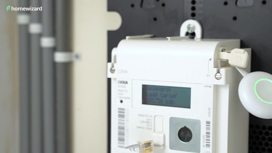 HomeWizard - Wi-Fi Energie Monitor - P1 Meter - Energie Verbruiksmeter - Inzicht in je stroomverbruik via App