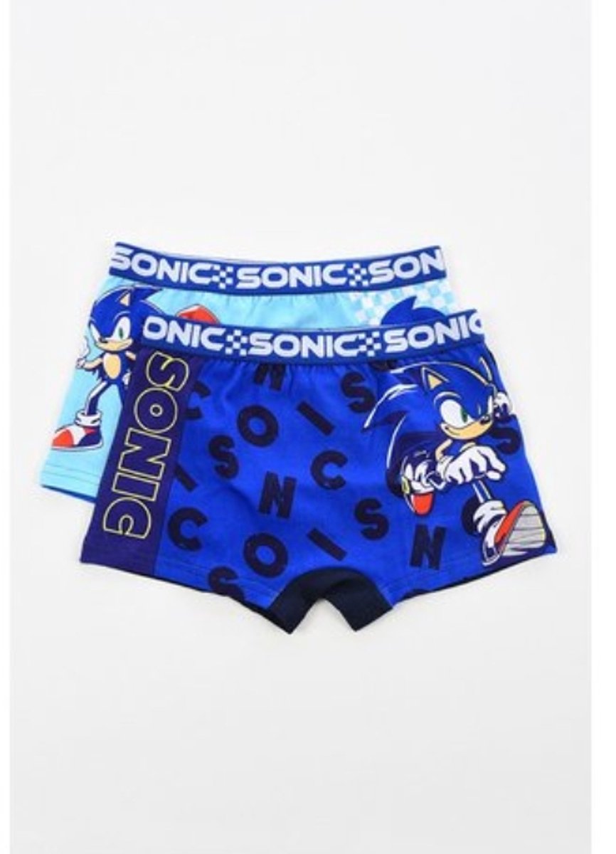 Sonic the Hedgehod Boxershort Blauw Maat 104/110